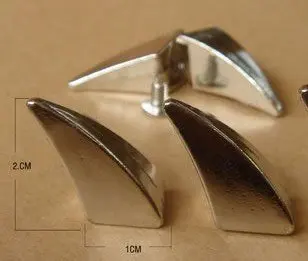 10 шт. 10*20 мм Серебряный панк-рок DIY шпилька заклепки Рог отвертка шипы украшения металлические пули tachuelas para ropa