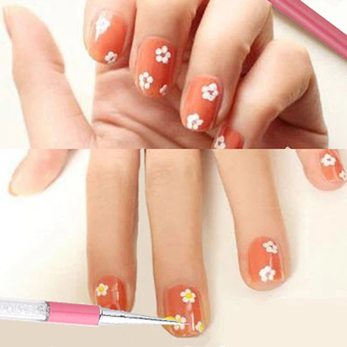 Мода ногтей DIY цветок лист Дизайн Живопись Pen детали Советы Рисование tool kit|painting pen