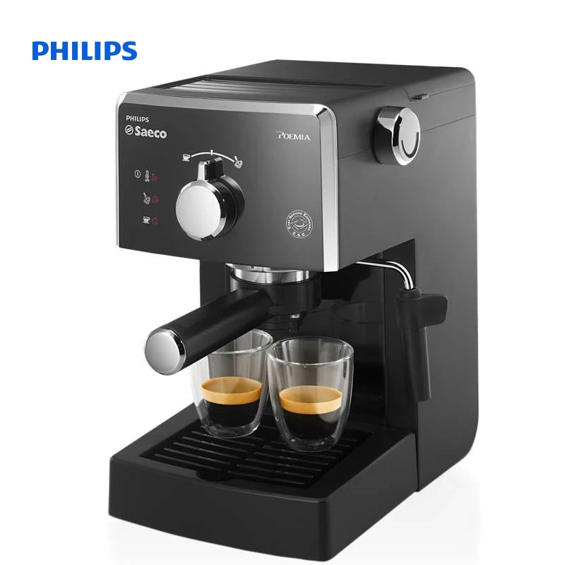 Philips Saeco Poemia Рожковая кофеварка Классический капучинатор Черный HD8323/39 | Бытовая