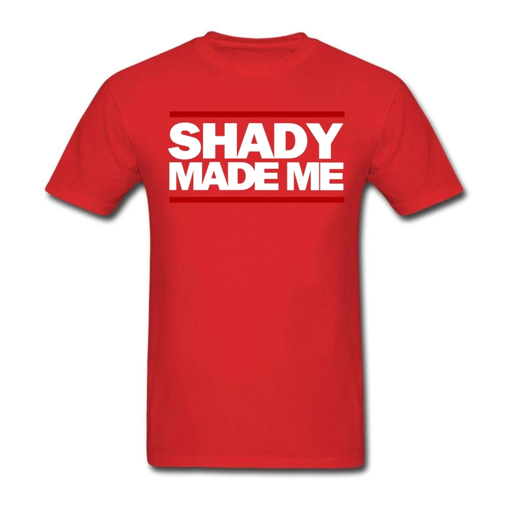 Мужская футболка с железными буквами Shady Made Me Молодежная Футболка вырезом