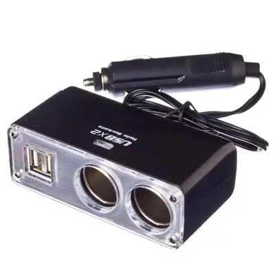 РАЗВЕТВИТЕЛЬ ПРИКУРИВАТЕЛЯ | NEW GALAXY 2 гнезда + USB Автомобили и мотоциклы