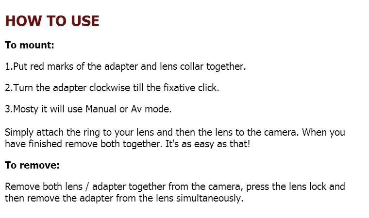 Адаптер объектива подходит для объектива Leica M39 для камеры Canon EOS M