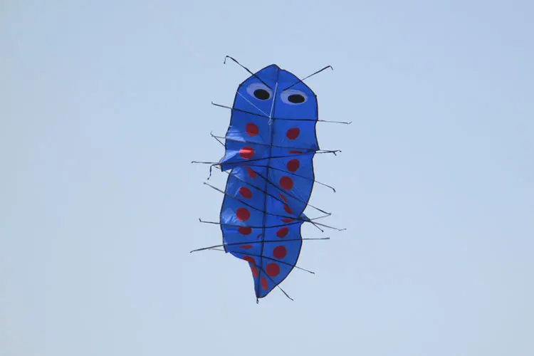 Забавный змей летящий вейфанг динамический гусеничный тканевый карбоновый