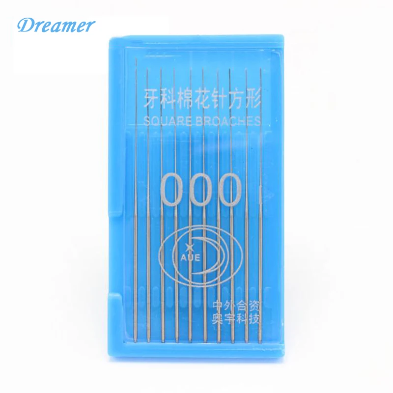 

5 Pcs/lot Dental Root Canal Cleaning Smooth Needle Dental Square Broaches