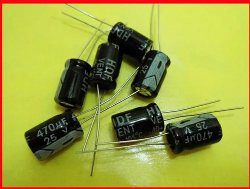 Бесплатная доставка! 100 шт. 25V470UF/электролитический конденсатор 470 мкФ 25В/Размер