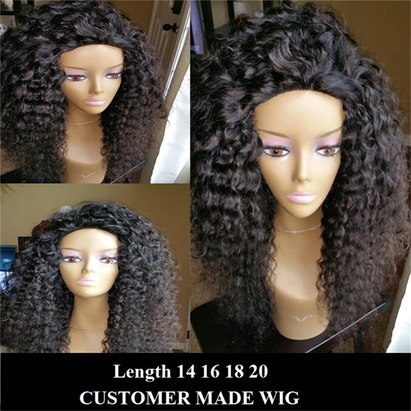 7А Бразильский Глубокий Вьющиеся Волосы Девственницы 4 Шт. Необработанные