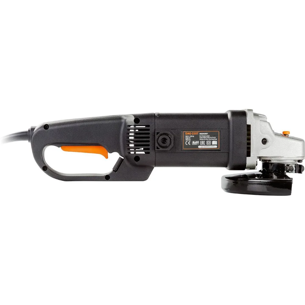 Машина шлифовальная угловая (болгарка) Defort DAG 2207 (диск 180 мм 2200 Вт блокировка