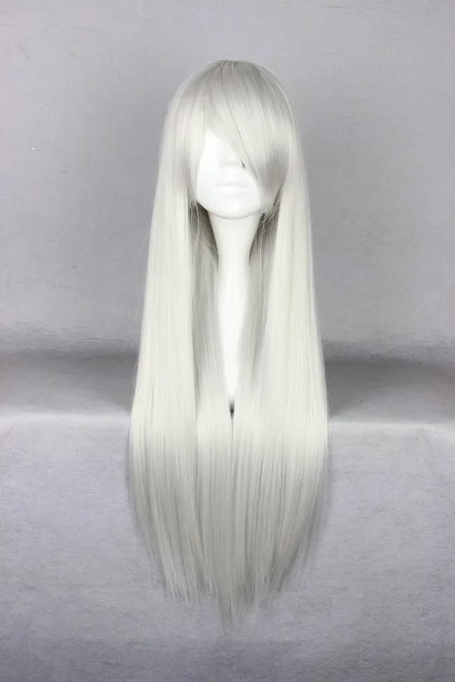 MCOSER 15 цветов многоцветный 80 см длинный прямой косплей костюм женские вечерние парики из синтетических волос парик-001