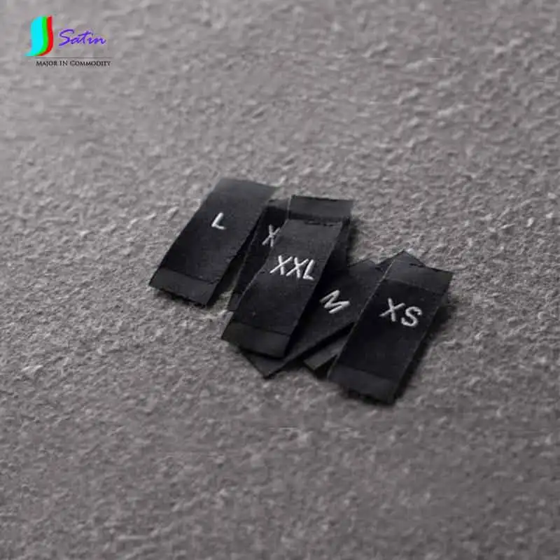 Cloth Garment Size Labels/Flag Labels/Clothing Woven Tags White Or Black background Label XS/S/L/M/XL/XXL/XXXL/4XL S0047H | Дом и сад