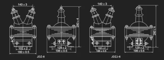 6KV 10KV высоковольтного трансформатора, Высоковольтный токовый трансформатор, JDZ-6Q JDZ-10Q JDZJ-6Q JDZJ-10Q