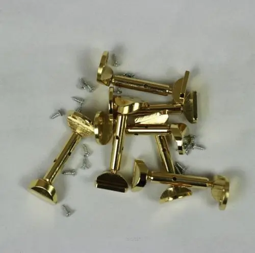 

10 Pairs Hill Style 4/4 Violin Fiddle Golden Chin Rest Clamp Parts Accessories
