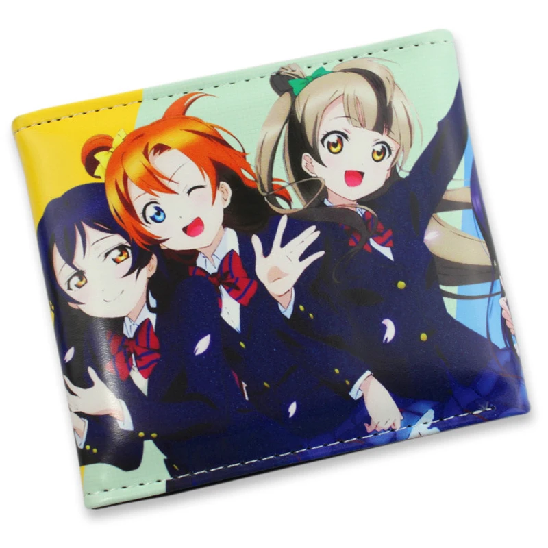 Аниме LoveLive PU короткий кошелек Kousaka Honoka Minami kotory Sonoda Umi Ayase Eli тип A|type dogs|type chrometypes of watch