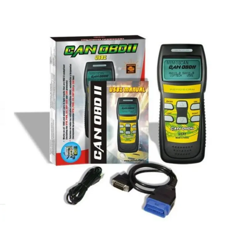 Профессиональный Супер диагностический сканер U581 CAN OBD2 OBD II кодов считыватель