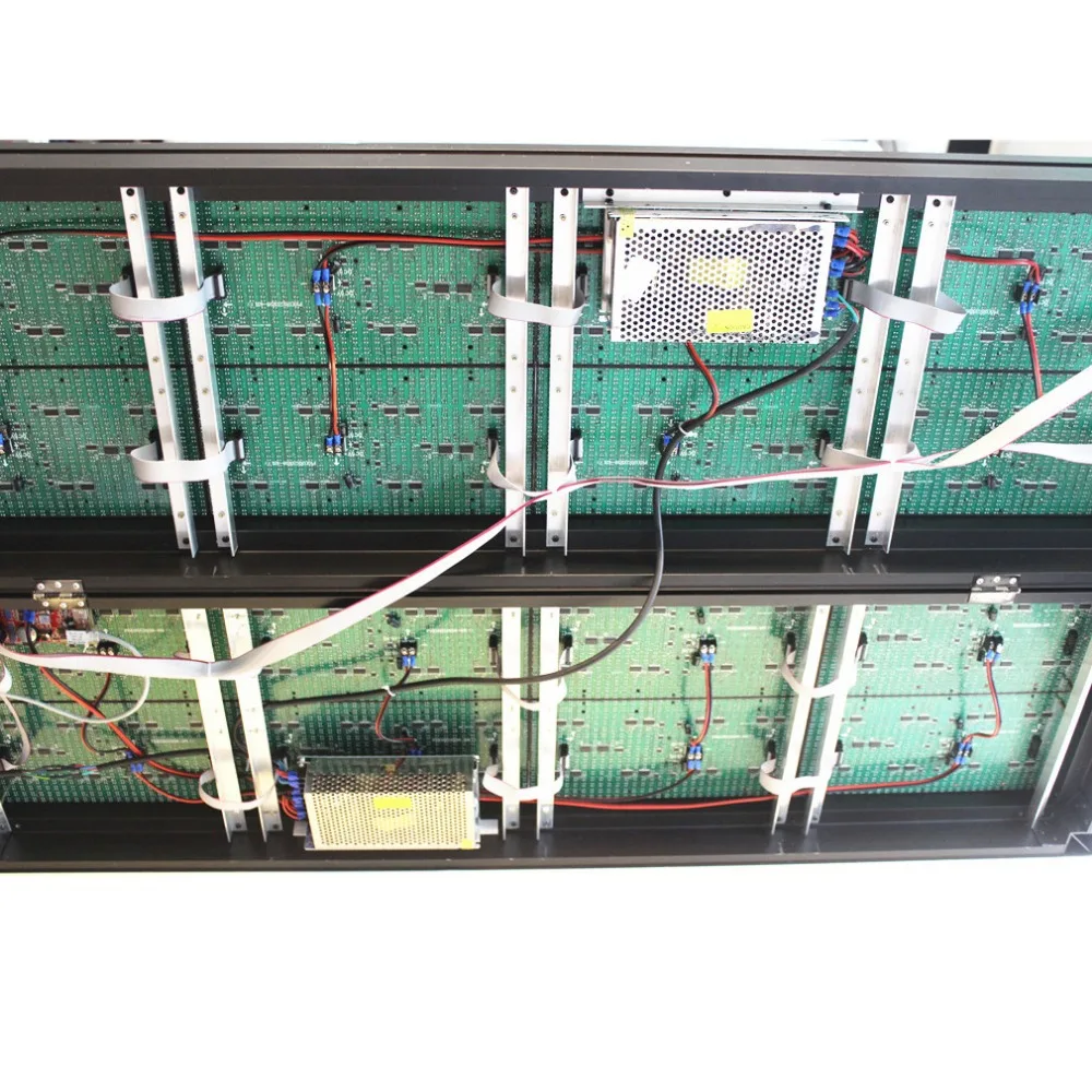 Двухсторонний полноцветный RGB светодиодный знак P10 наружный дисплей прокрутки