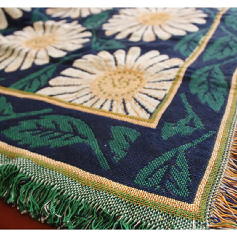 Декоративное одеяло с кисточками AB Side богемный гобелен пылезащитный чехол