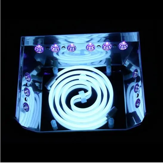 Высококачественный спиральный светильник 12 Вт сменный УФ CCFL для 36 СВЕТОДИОДНЫЙ