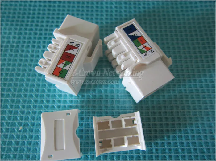 Модульный разъем RJ45 Keystone Jack сетевой кабель adpter аксессуары для прохождения теста