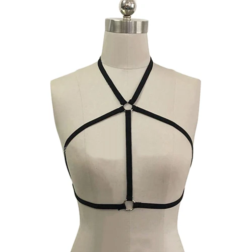 Женская Мода Sexy Strappy Кольцо Кейдж Жгут Бюстгальтер Бинты Холтер Урожай Топ |