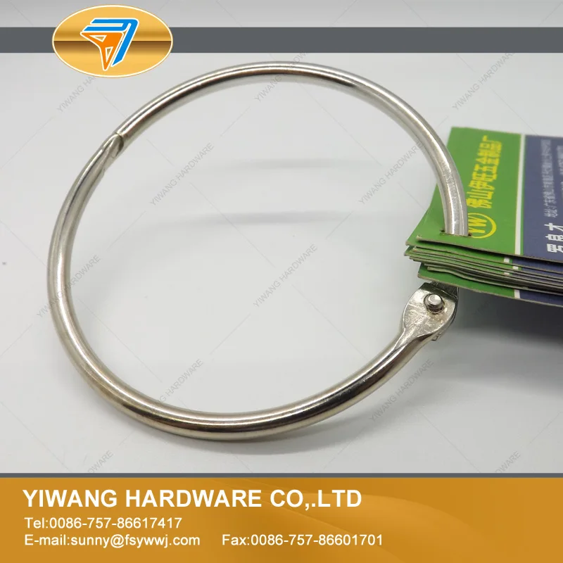 

Aliexpress hot sale O ring photos collection ring nickel plating office binding ring book ring