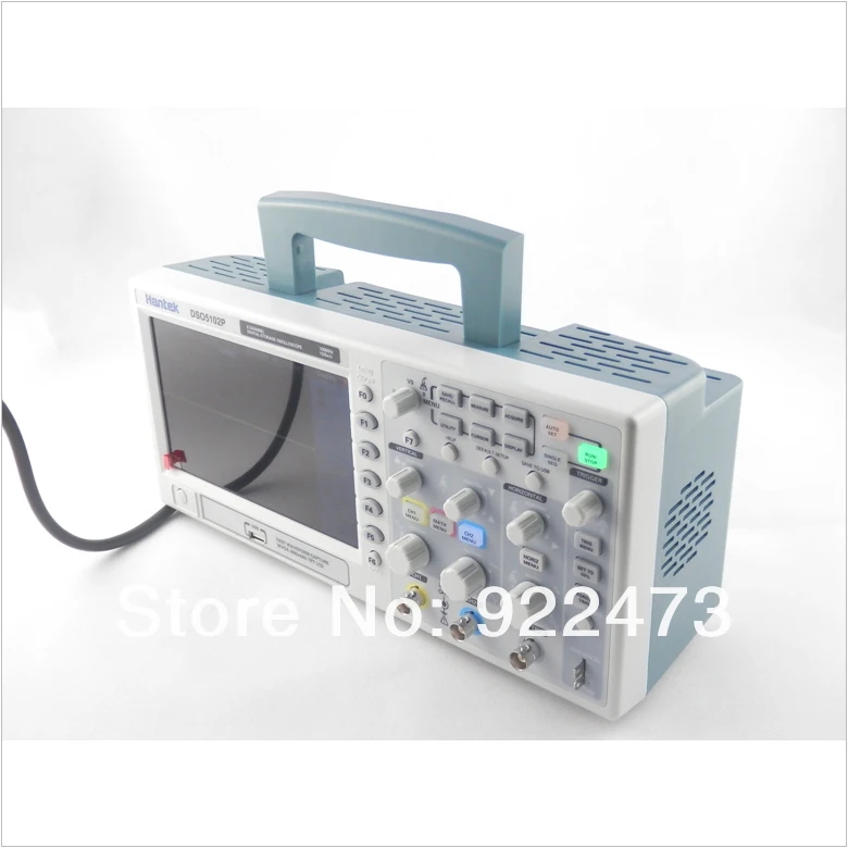 H004 Hantek DSO5102P Цифровой осциллограф 100 МГц 2 канала 1GSa/s 7 ''TFT lcd лучше, чем ADS1102CAL