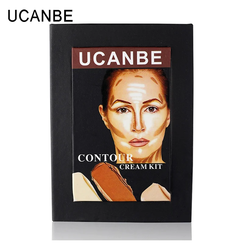 Профессиональные UCANBE 6 цветов крем для Контура комплект Макияж Крышка Акне