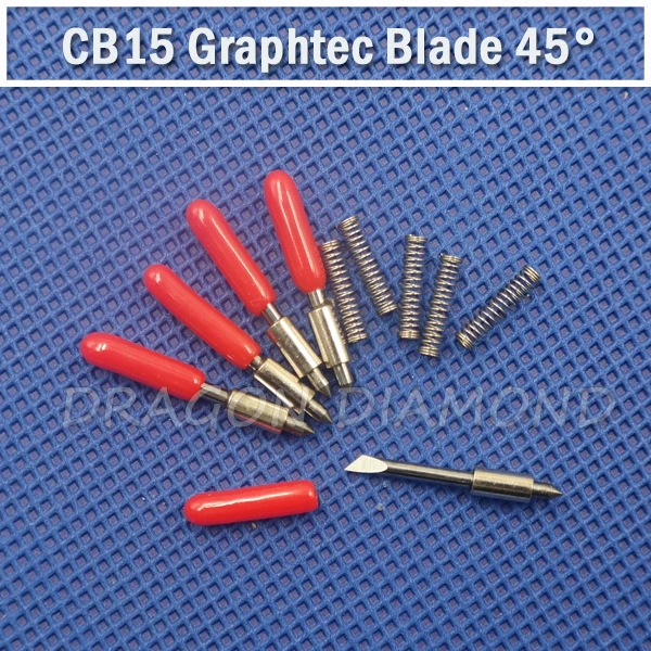 CB15 плоттер graphtec лезвия 45 градусов 5 шт. для 1,5 мм знак винил режущий плоттер