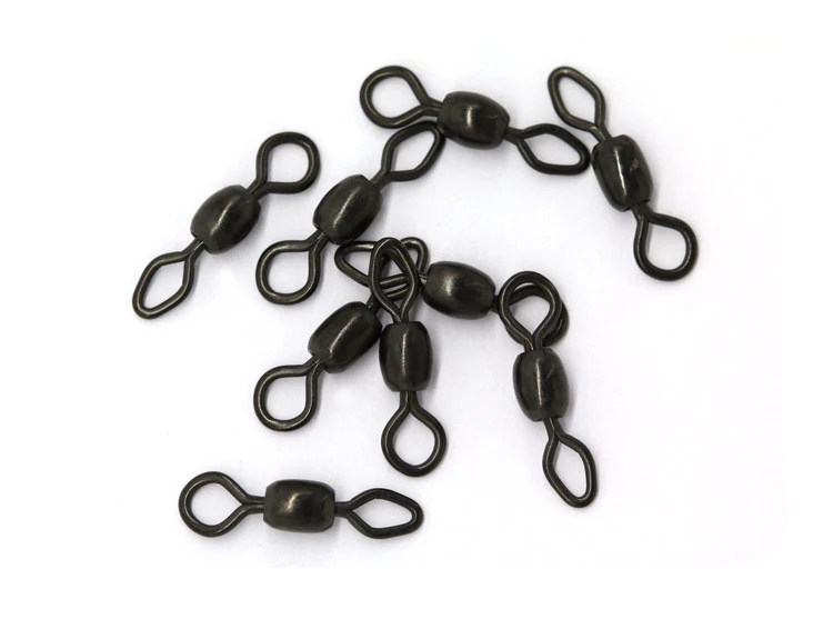 200 шт./лот латунный кран поворотный Медный + нержавеющая сталь рыболовный крючок