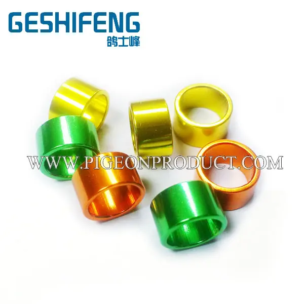 Рекламный алюминий кольца для голубей группы с много размеров красочные ноги