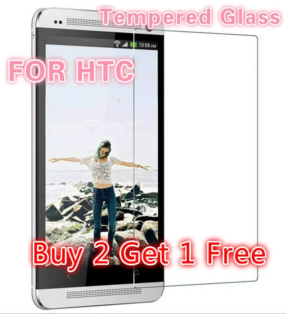 Купить 2 получить 1 0.33 мм закаленное стекло защитная пленка M7 относится к HTC M9 M8 E9