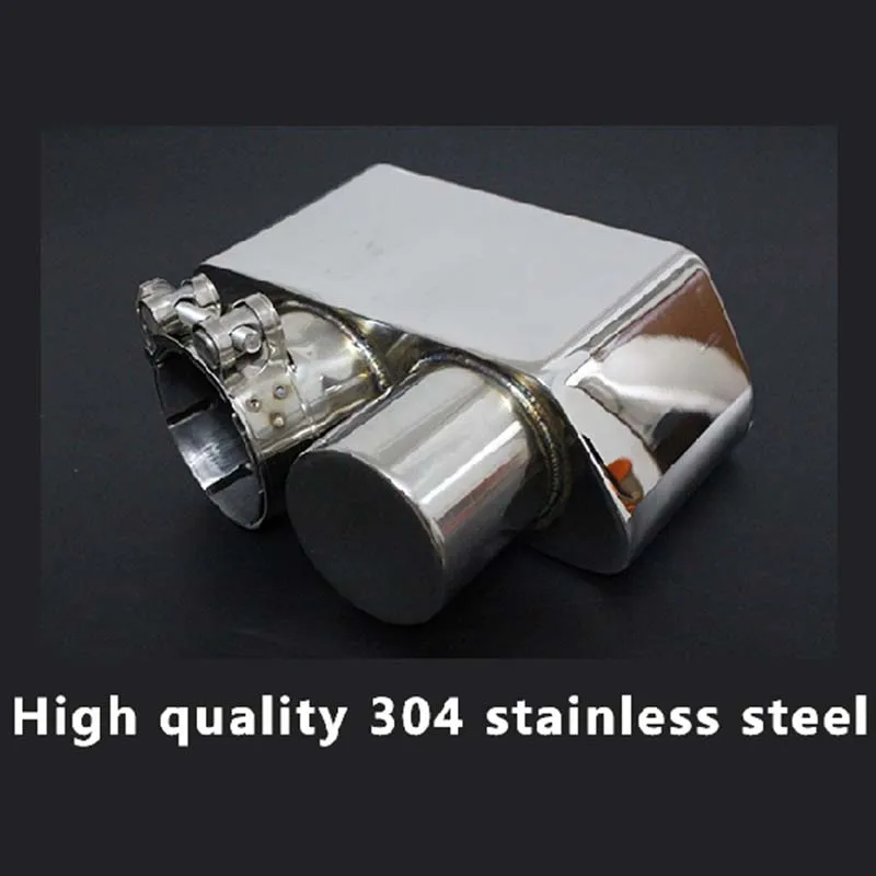 

Accessories exhaust pipe stainless steel tail throat suitable for BMW GT550 GT535 GT528 F07 upgrade square decorative muffler