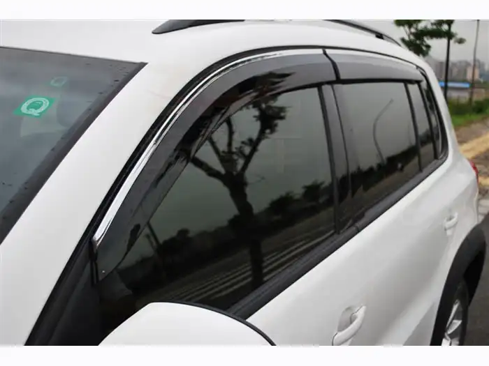 Для VW Tiguan 2007- ветровой Дефлектор козырек Дождь/Защита от солнца вентиляционное отверстие подходит 4 шт