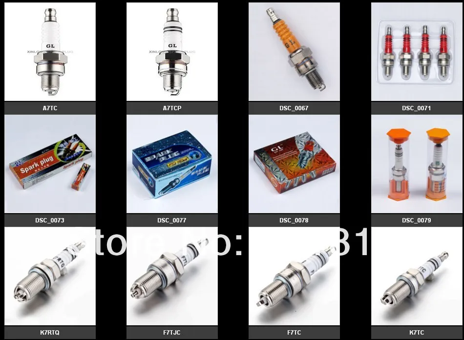 2 шт. F7TC модель свечи зажигания 950 168F 188F 190F бензиновый генератор части et950GX160 GX390 Замена