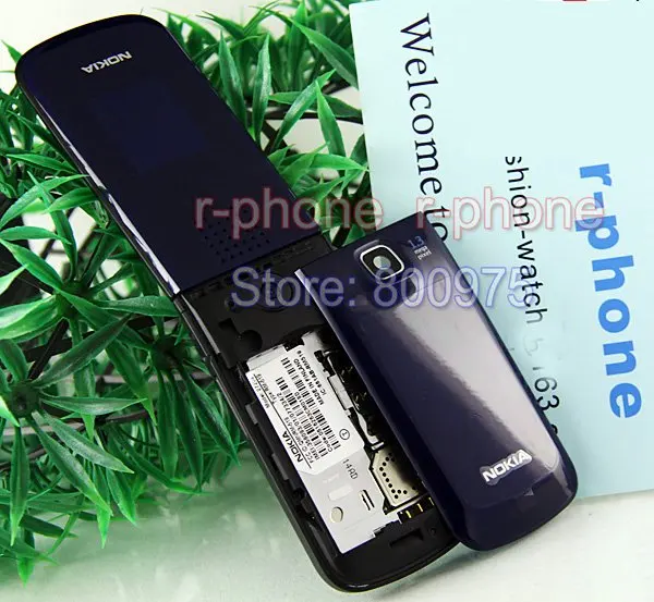 Отремонтированный Мобильный телефон Nokia 2720 складной 2G GSM трехдиапазонный разблокированный русская клавиатура и подарок и один год гарантии