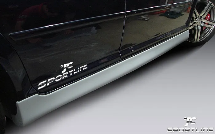 Стиль ПУ Неокрашенный автомобильные боковые юбки фартук для VW Golf MK4 1998-2004