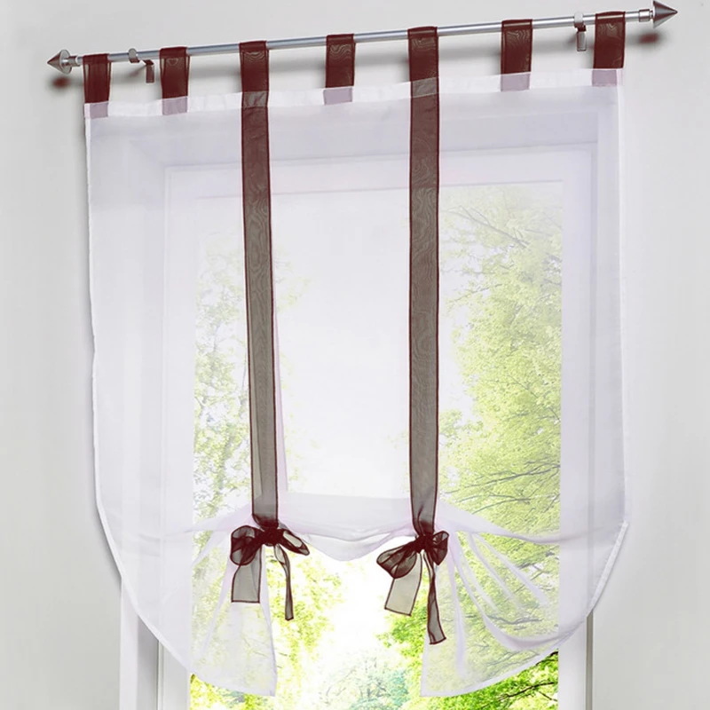 Sinogem Новое прибытие таб Топ отвесное окно занавеска многоцветный римские жалюзи