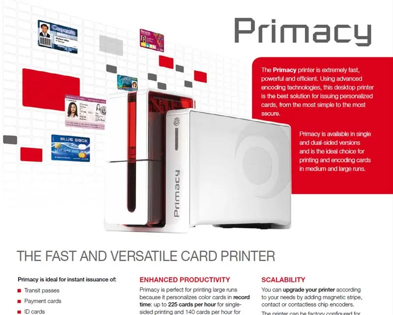 Принтер Evolis Primacy, односторонняя лента R5F008S140 YMCKO