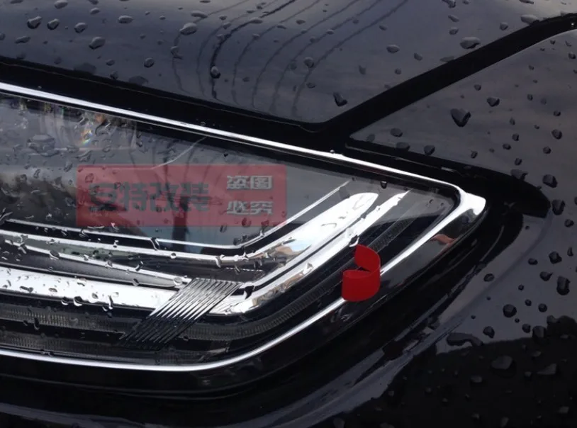 Для Ford Mondeo Fusion 2013 ABS хром головной светильник крышка лампы Отделка