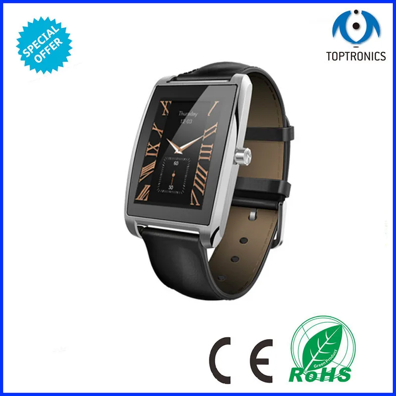 Серебристый Изогнутая поверхность Сенсорный экран Водонепроницаемый smart watch Bluetooth4.0 для iOS умные часы с Bluetooth на андроиде с доступной ценой - Цвет: Серебристый