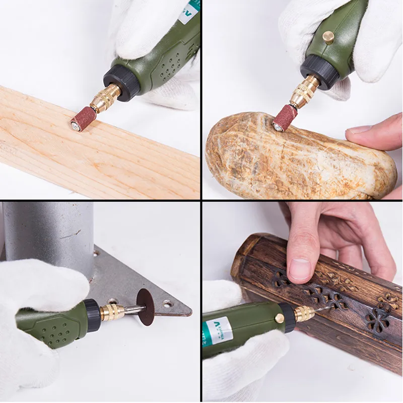 Электрическая мини шлифовальная машина шлифовальный станок полировщик резьба