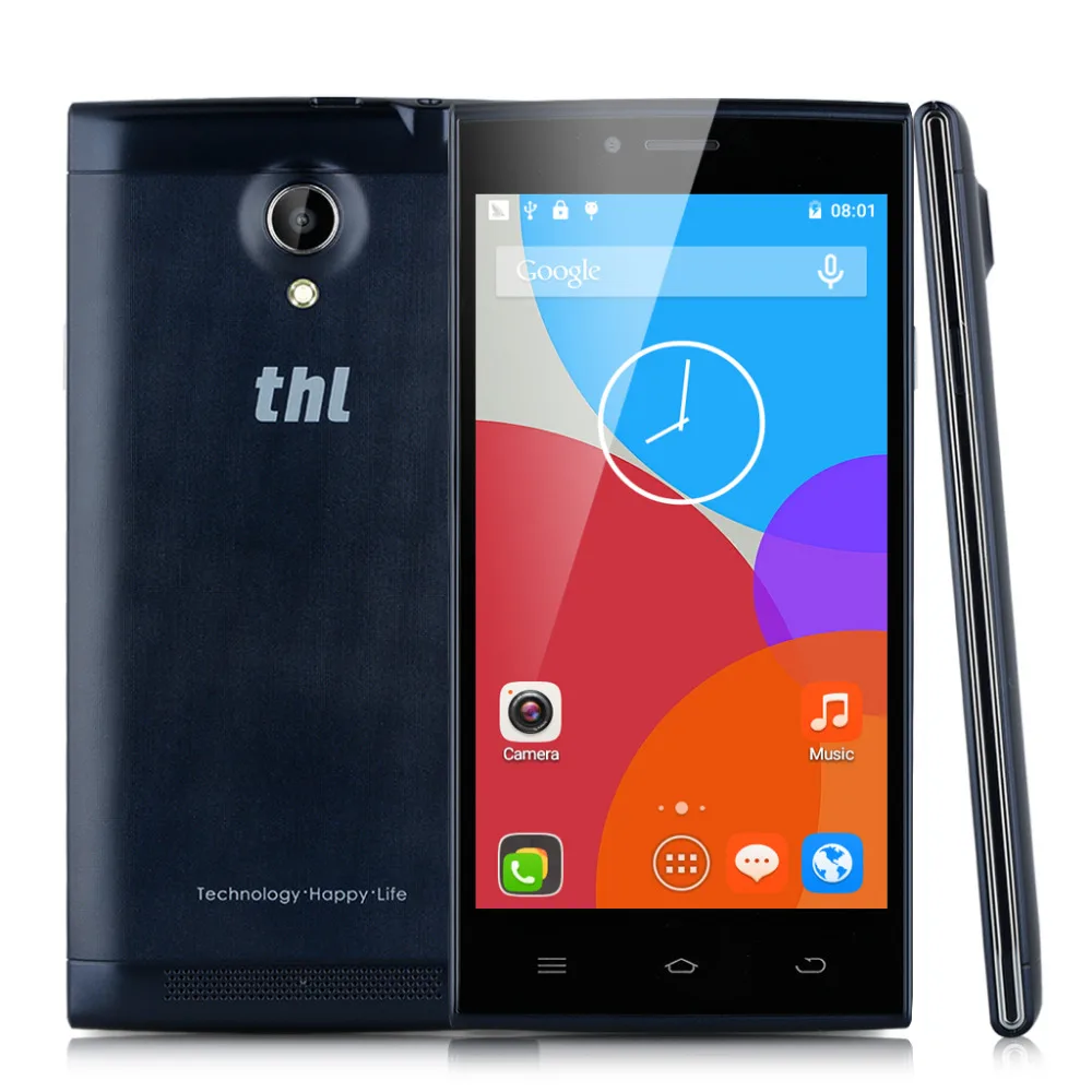 THL T6C 5 дюймов 854x480 Смартфон Android 1 г Оперативная память 8 Встроенная MTK6580M 4 ядра