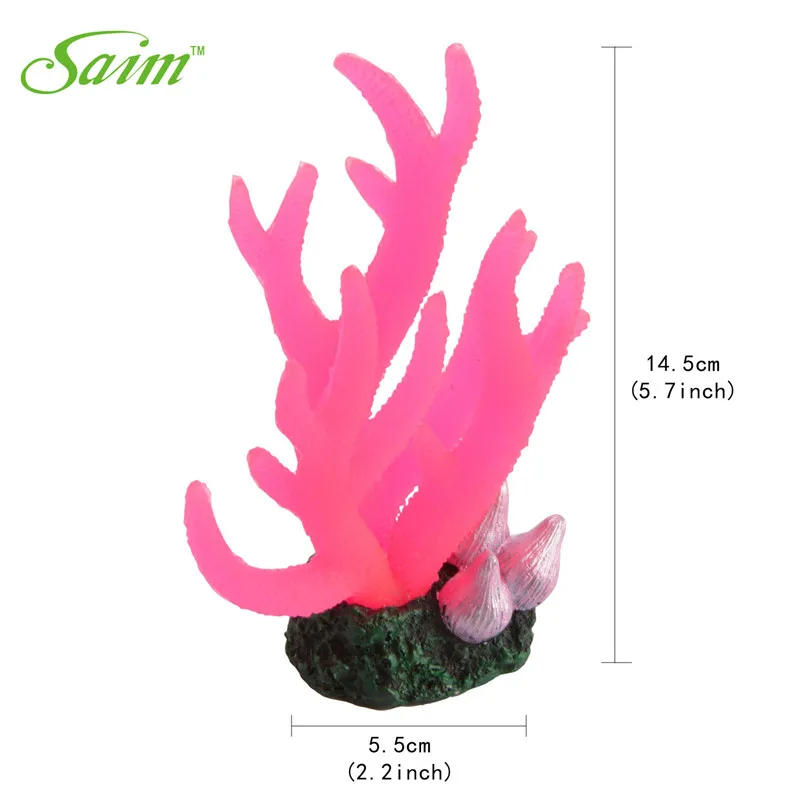5 7 &quotаквариумный коралл украшение для аквариума пластиковые мягкие кораллы