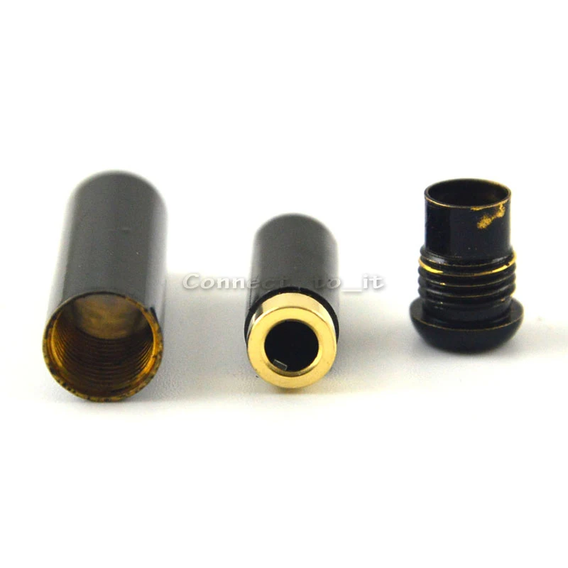 100 Pieces Headphone Adapter DIY 3.5mm Jack 3.5 mm Female Stereo Audio Connector 3 pole 4 tracks For 4mm Cable |