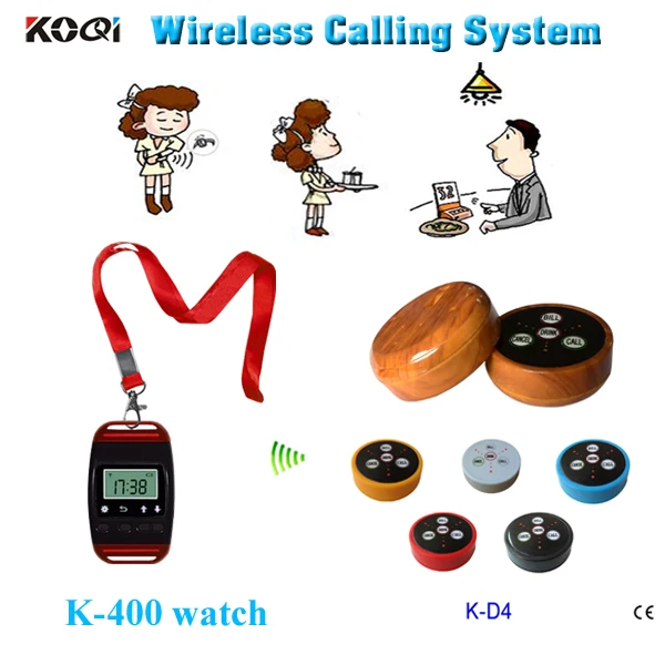Ресторанная пейджер система для казино ресторана пристани с 1 шт. K 400 вырезом