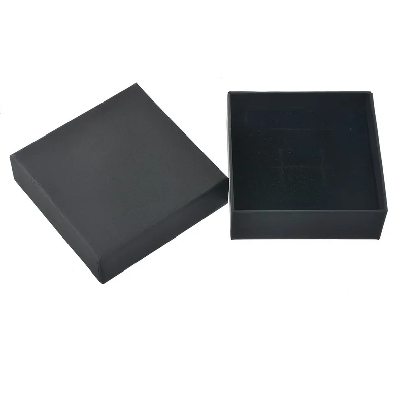 Black Velvet Ring Box Jewelry Storage Gift box Organizer Necklace Wedding Decoration | Украшения и аксессуары