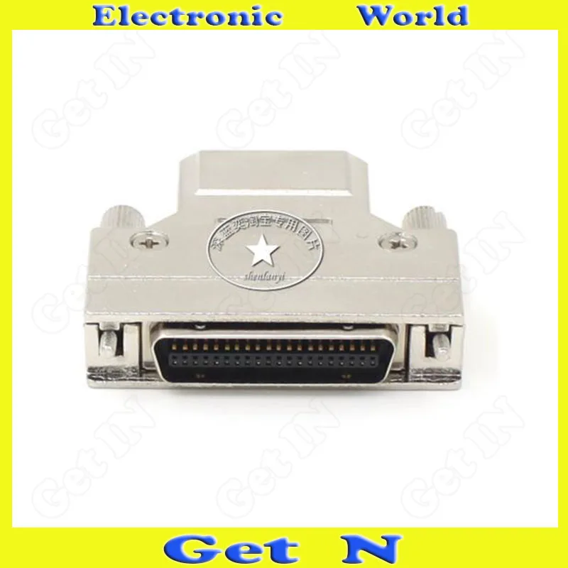 30pcs FMC50M-AS SCSI Connector Iron Shell HPCN50 Pin Crimping Male End Interface Cable Plug | Обустройство дома