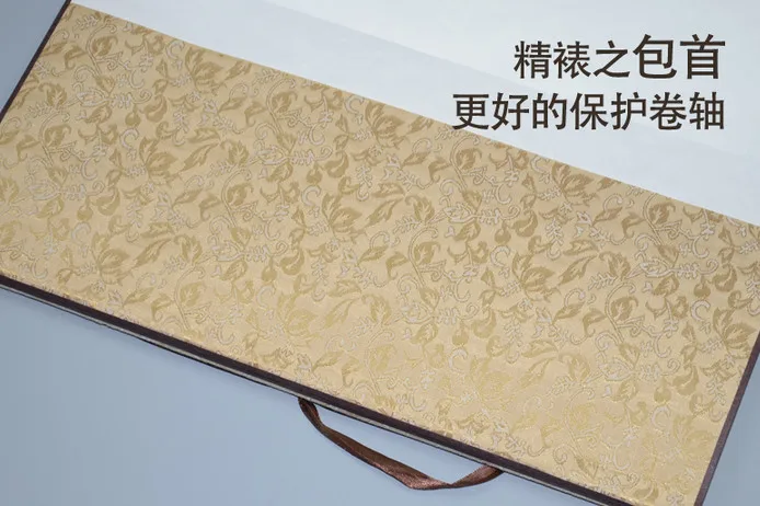 Китайская живопись бумага в рамке каллиграфия свиток чистый четырех футов