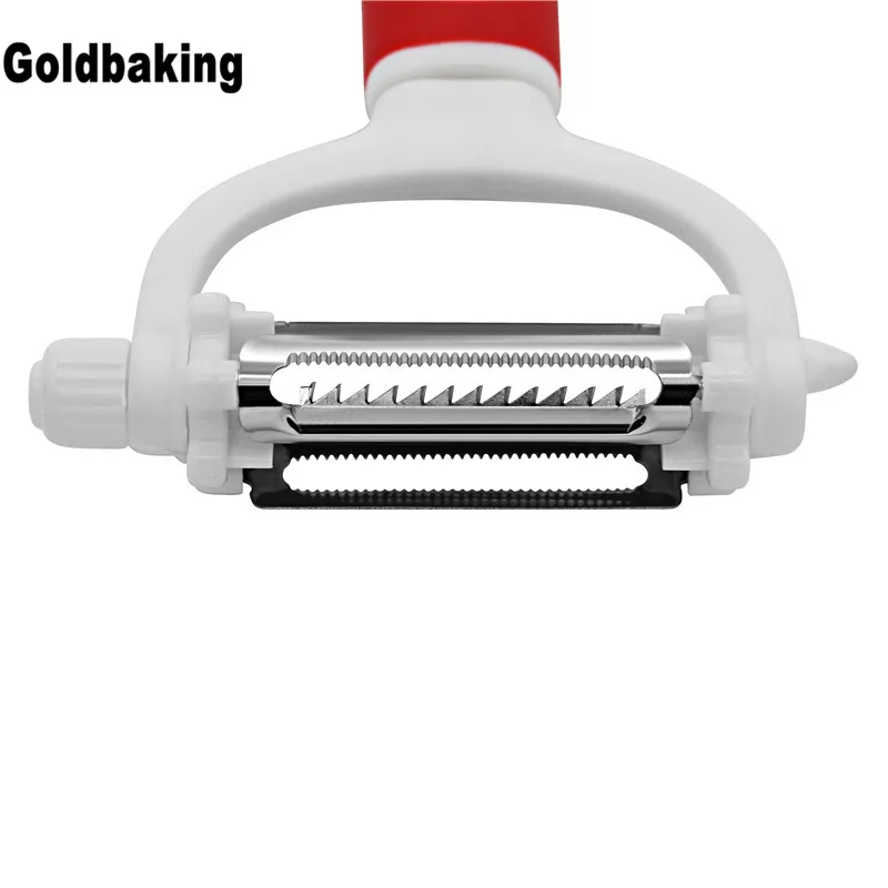 Многофункциональная Овощечистка 3 в 1 терка для овощей из нержавеющей стали