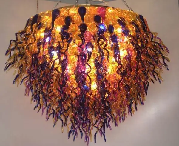 

Home Decoration Contemporary Hand Blown Glass Chinese Chandeliers