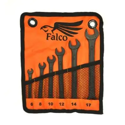 НАБОР ГАЕЧНЫХ КЛЮЧЕЙ &quotFALCO&quot 6 предметов (6 8 10 12 14 17 мм) комбинированный фосфат. в