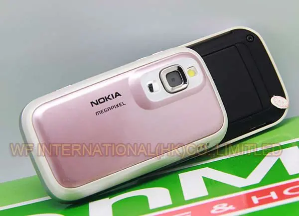 Отремонтированный разблокированный классический слайдер Nokia 6111 с несколькими языками и розовым